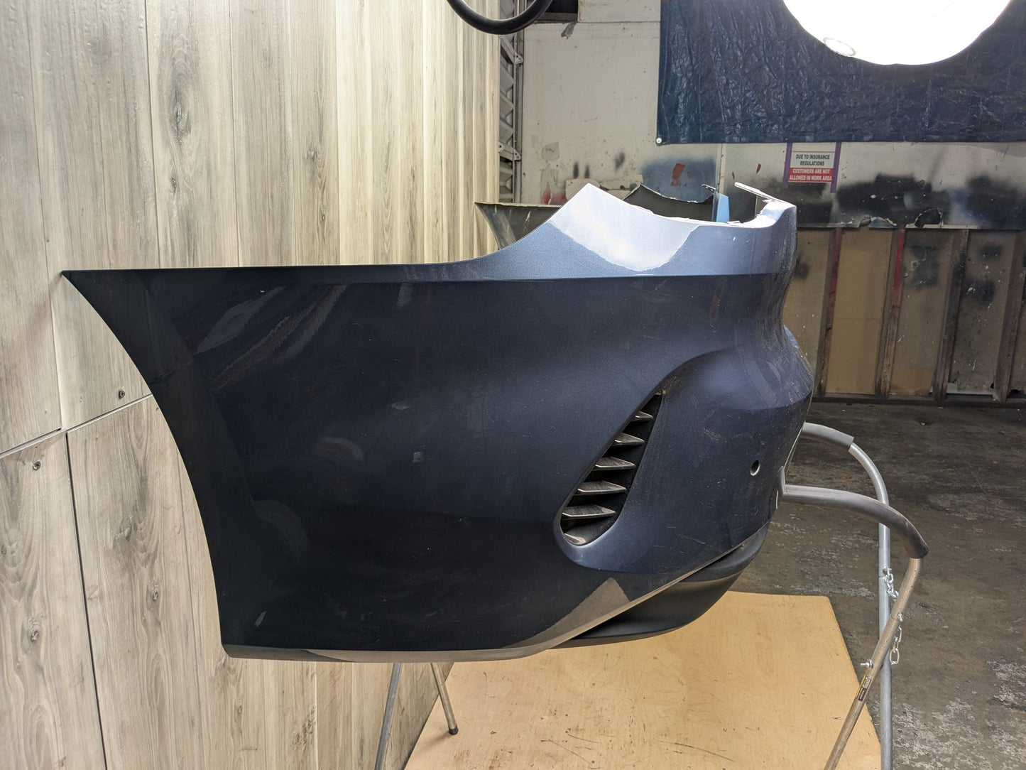 21-26 OEM BMW G22 G23 430 BASE Rear Bumper Cover w/ Diffuser Blue CF4- 9850244 Blue C4F