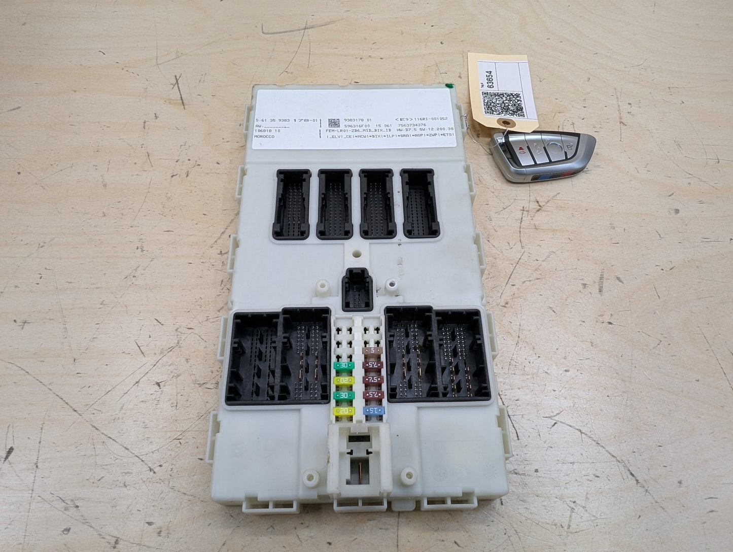 OEM BMW F30 F32 F33 F36 F80 F82 F83 Body Control Junction Box Module FEM + Key