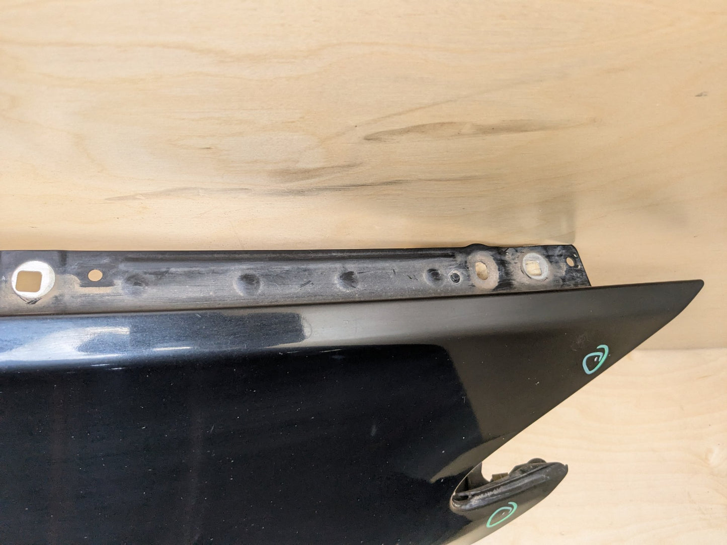 11-16 OEM BMW F10 528 535 550 Right Passenger Side Fender Panel Black 475
