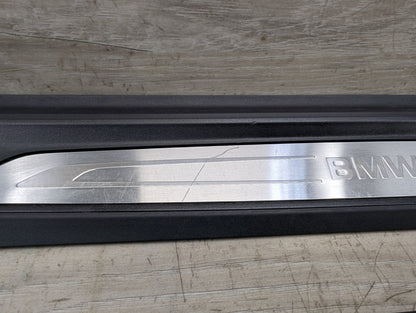 2012-2018 BMW 340i F30 Front Left Right Scuff Plate Door Sill SET 7410460