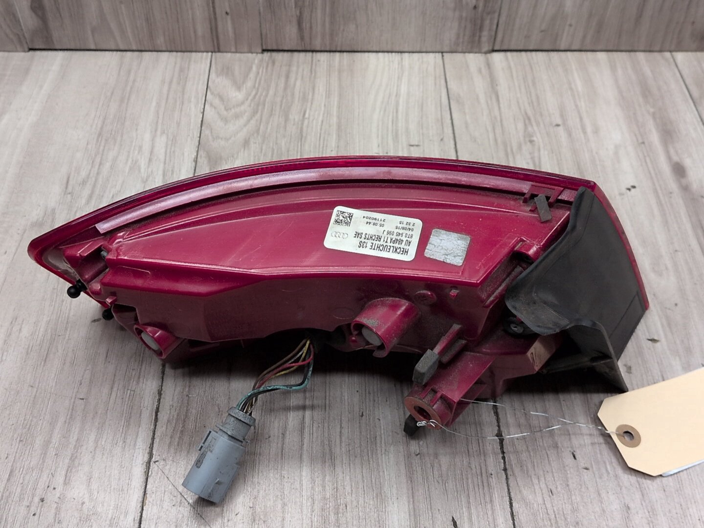 2016 Audi S5 8T Rear Right Passenger Outer Tail Light 8T0945096J CTUB
