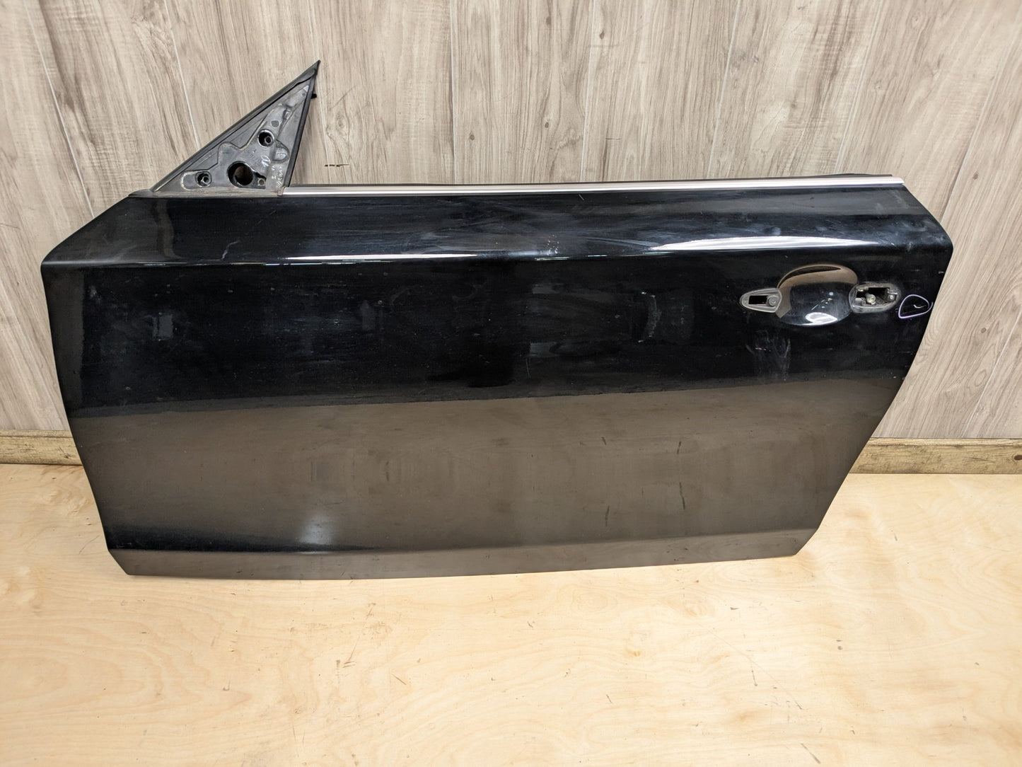 08-13 BMW E82 E88 128i 135i Front Right Passenger Door Shell Panel Black 668