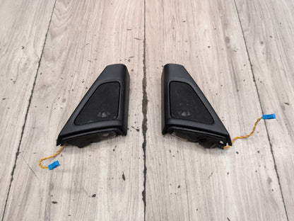 2011-2016 BMW M5 F10 Front Left Right Door Triangle Speaker Assembly SET 7199300