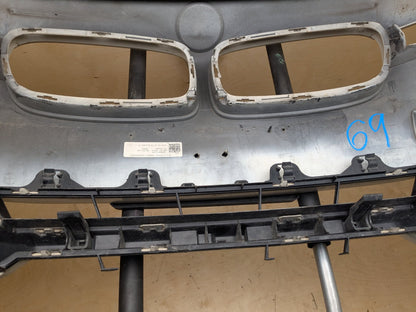 2012-2018 BMW 328i F30 Front Bumper Cover w/ lower Grilles White A96