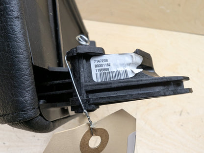 06-13 OEM BMW E90 E92 E93 Center Console Armrest Tray BLACK Leather Dakota