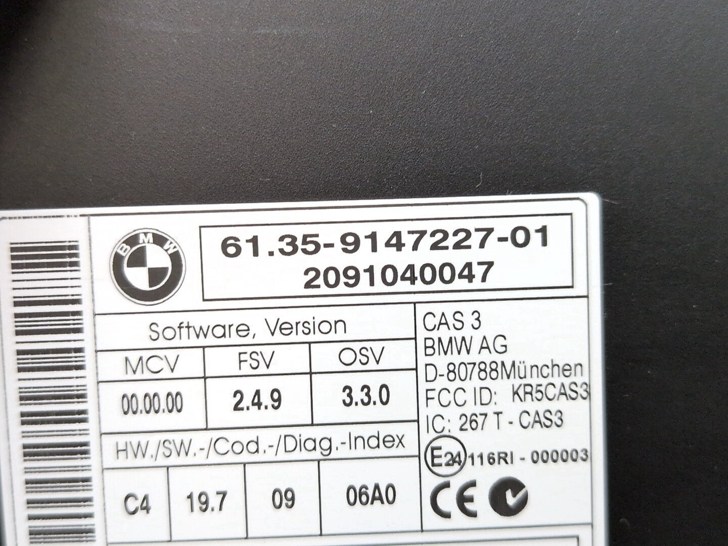 OEM BMW E60 E82 E90 E92 Engine Motor ECU DME Computer w/ Cas & Key SET