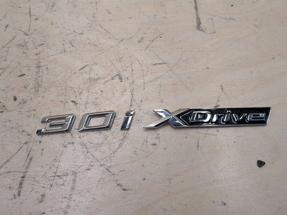2018-2024 BMW X3 G01 Liftgate Trunk Lid Badge/ Letters 8737323 set of 4