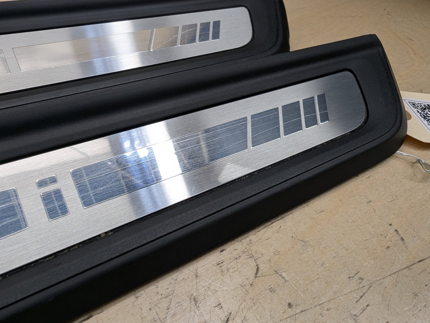 19-21 OEM BMW G20 G21 M340i Front Left Right Door Sill Plate Molding Trim PAIR