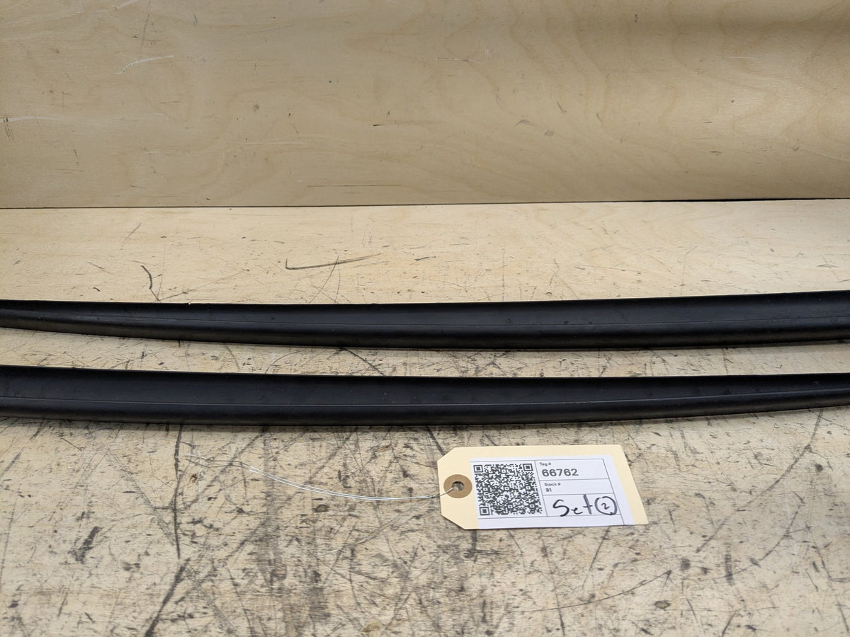 2012-2018 Audi A6 C7 Windshield Drip Trim Molding SET 4G0854326B OEM