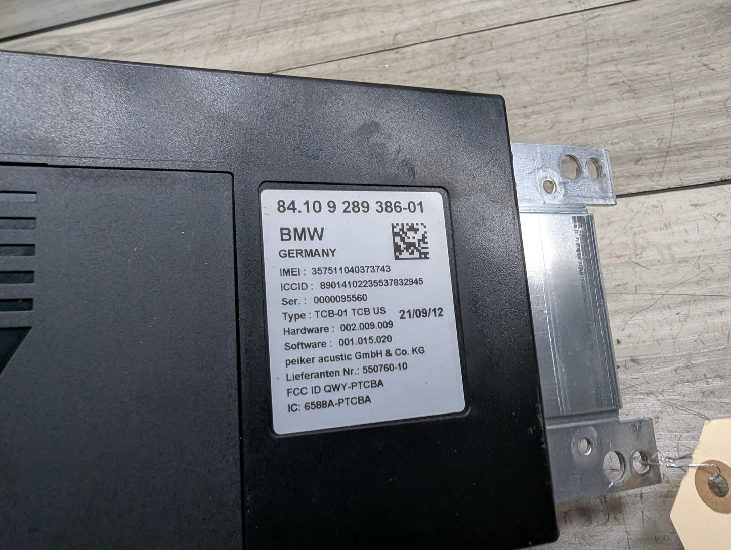 12-16 OEM BMW F10 F06 F13 F01 F02 535 650 Telematics Control Unit Module TCB