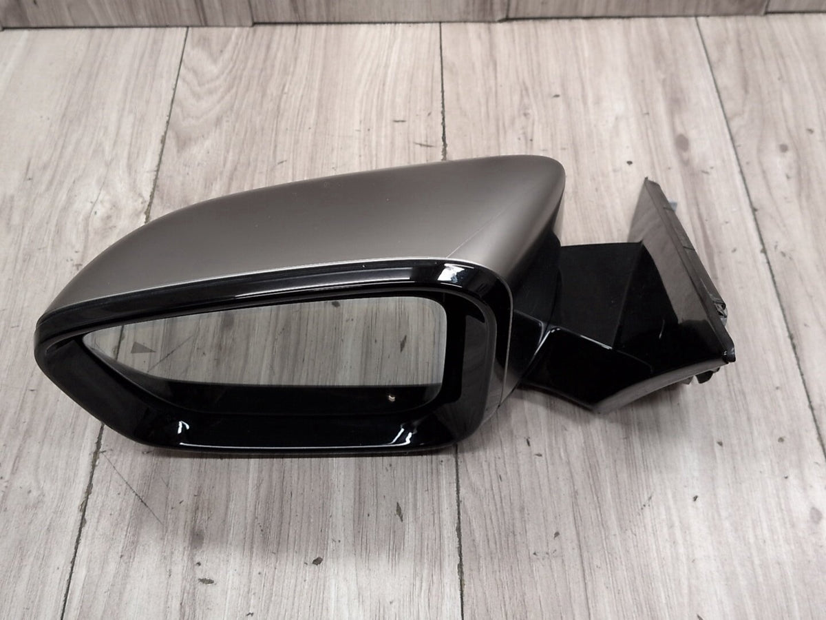 17-23 OEM BMW G30 530 540 M550 Left Driver Side Mirror Blind Spot SHADOW GLOSS