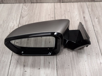 17-23 OEM BMW G30 530 540 M550 Left Driver Side Mirror Blind Spot SHADOW GLOSS