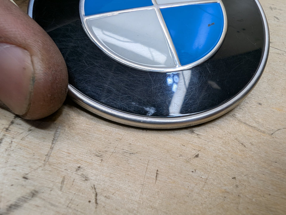 Genuine OEM BMW F39 F90 G20 G30 G80 M3 Bumper Hood Trunk Rear Round Emblem 74mm