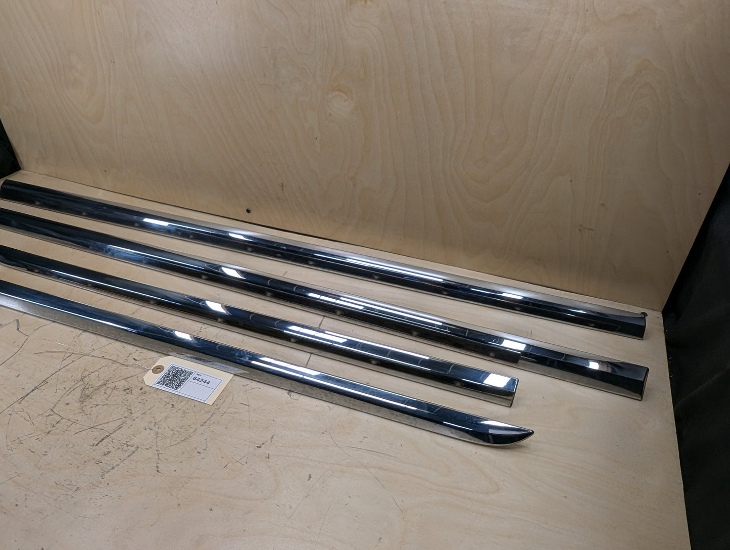 2016-2022 BMW 750i G12 Front Rear Left Right Exterior Door Trim Molding SET 7364354