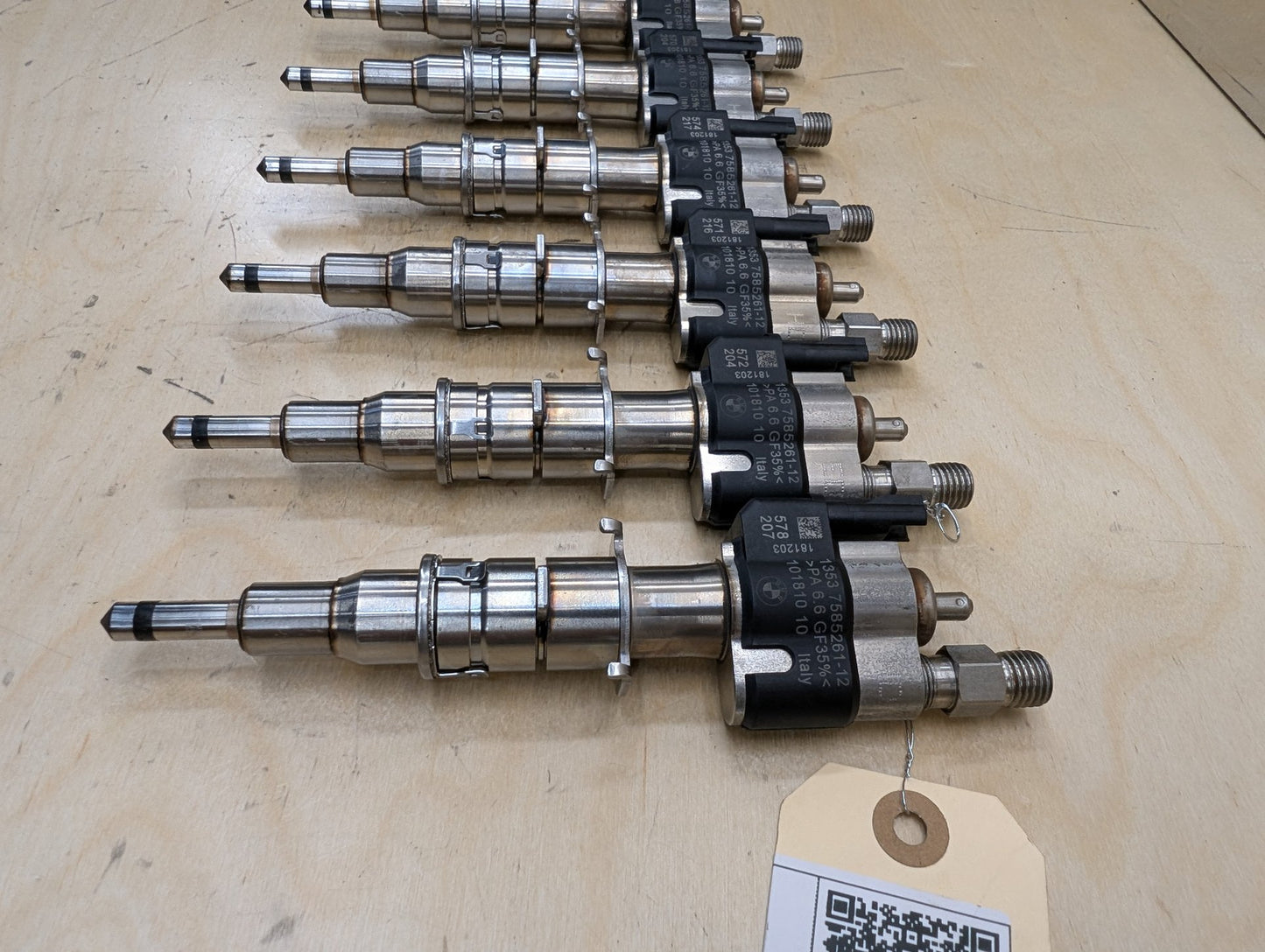 OEM BMW E90 E92 F02 F10 Engine N54 N63 High Pressure Fuel Injector SET INDEX 12
