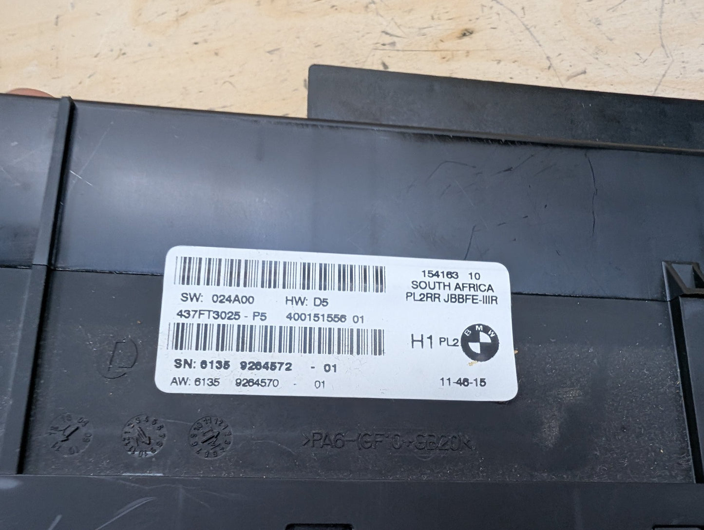 06-13 OEM BMW E82 E90 E92 Junction Box 3 BCM Body Control Module Unit JBBFE IIIR