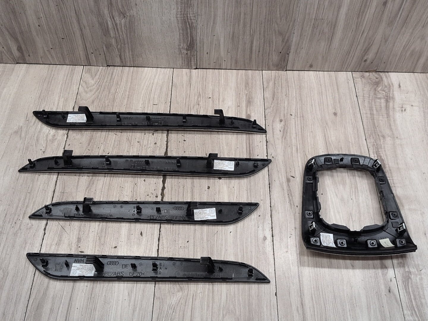 2015-2018 Audi Q3 8U Front Rear Left Right Dash Door Interior Trims SET 8U0867419