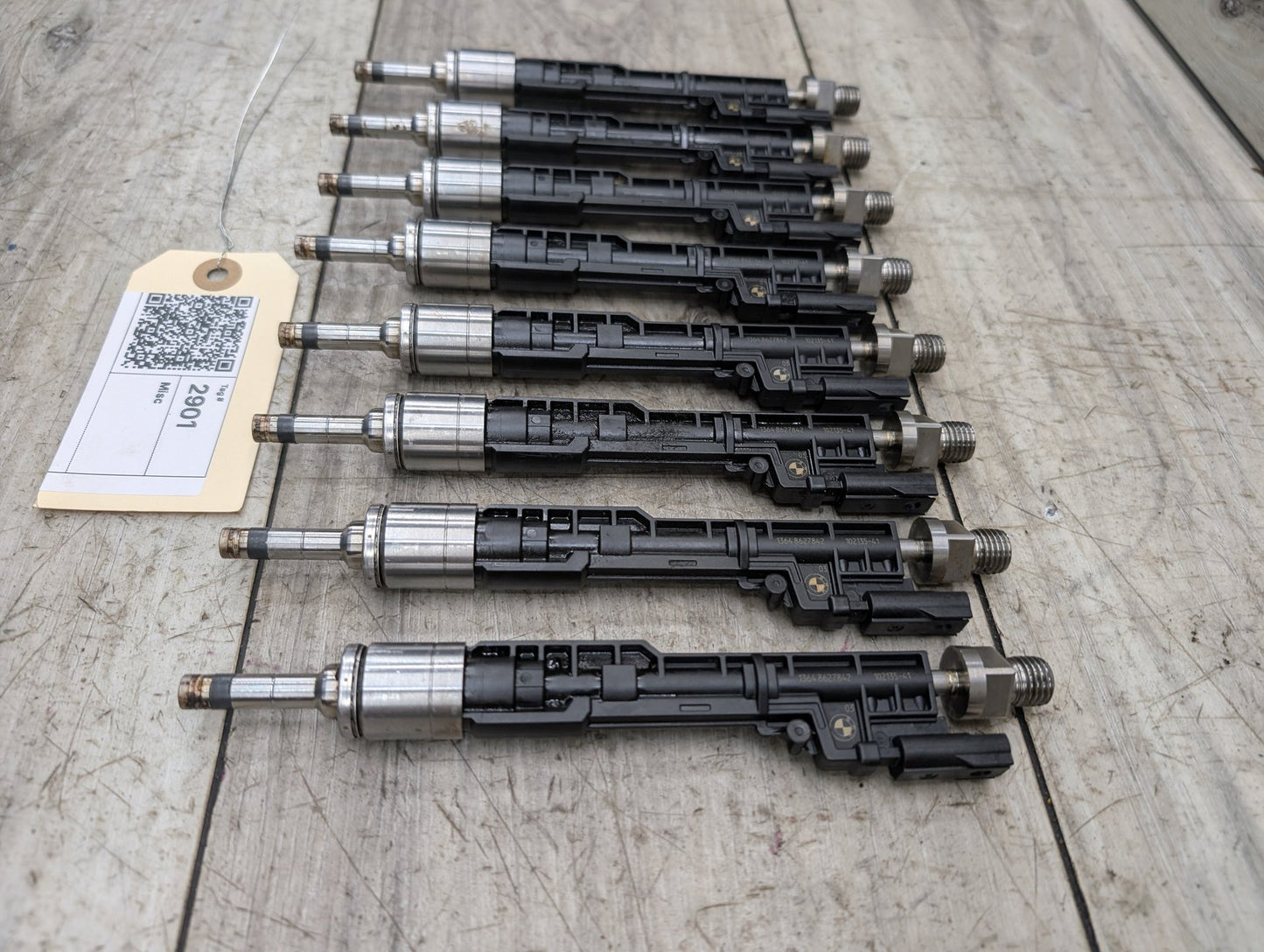 2014 - 2018 BMW X5 F15 Engine Motor Fuel Injector SET 8627842 N63B44O1
