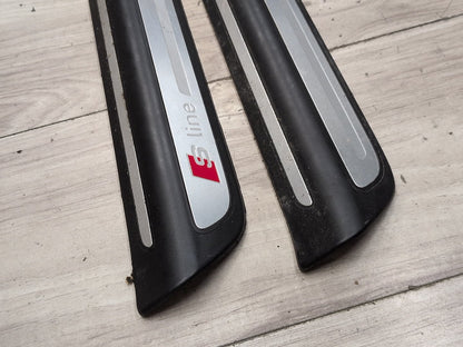 2015-2018 Audi Q3 8U Front Rear Left Right Scuff Plate Door Sill SET 8U0853376A
