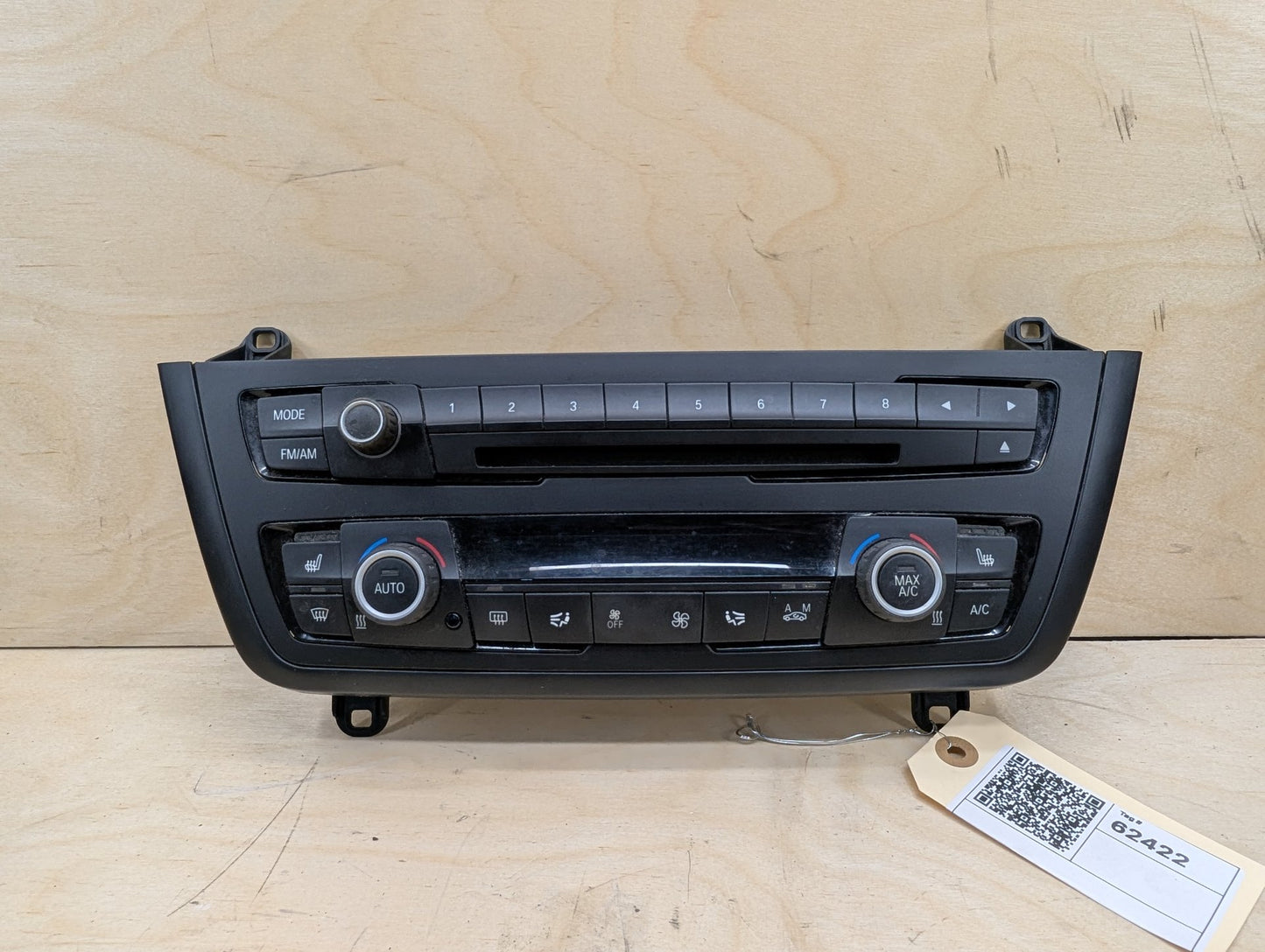 2012-2018 BMW 328i F30 Front AC Heater Climate Control Switch 9226784