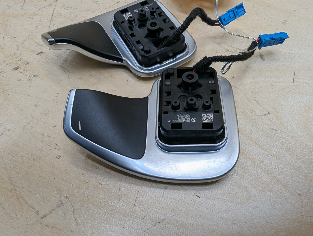 OEM BMW F15 F25 F30 F32 F33 F36 F48 X1 X3 X5 AT Paddle Shifter Plus Minus PAIR