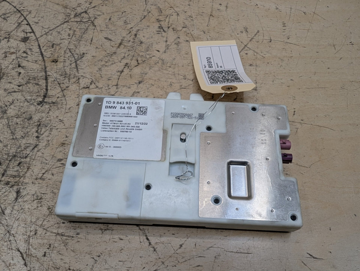 2019-2026 BMW X5 G05 Antenna Telematics Control Module 9843931 OEM