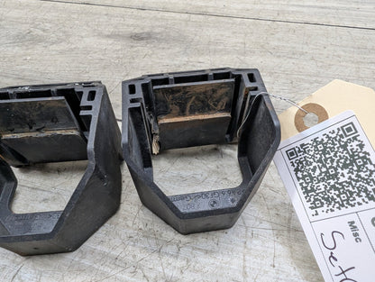 2008-2013 BMW 128i E82 Radiator Lower Mounting Brackets SET 7807184