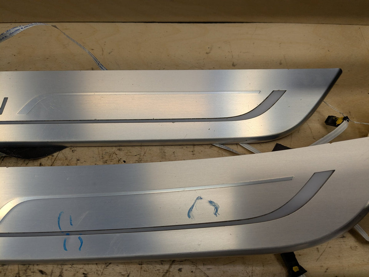 2016-2019 BMW 750i G12 Scuff Plate Door Sill SET 7369888 OEM