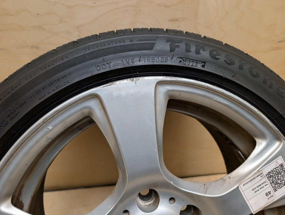 06-13 OEM BMW E90 E92 E93 Alloy Wheel Rim 17x8" ET34 Spider Spoke Style 157"