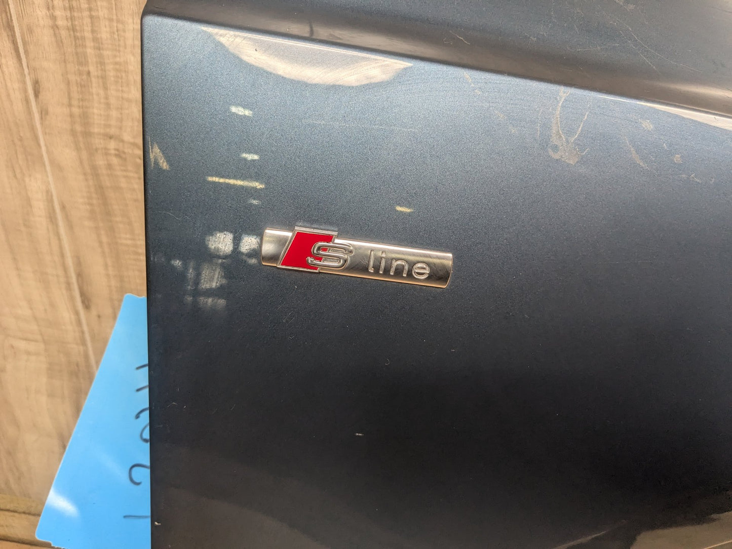 2015-2018 Audi Q3 8U Front Right Passenger Fender Panel Blue D2/X5L