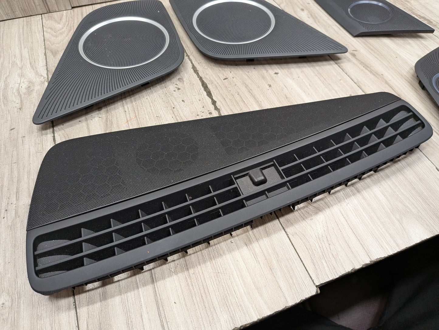 2008-2017 Audi S5 8T B8 Front LEft Right Center Dash Door Speakers Grille Cover SET