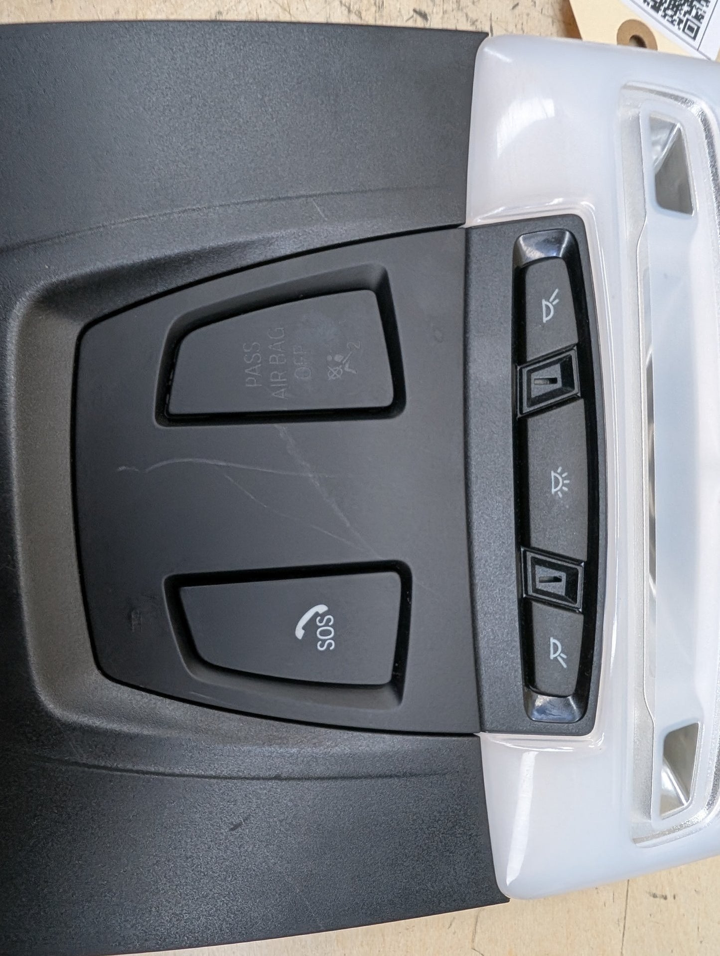 2012-2018 BMW 320i F30 Headliner Overhead Dome Light Switch Module 9263878