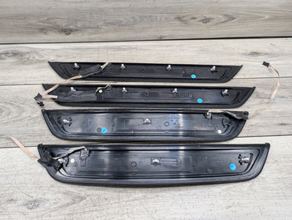 2017-2023 BMW 530i G30 Front Rear Left Right Scuff Plate Door Sill SPORT SET 7405774
