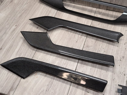 18-23 Audi S4 Front Rear Left Right Center Console Interior Trim SET