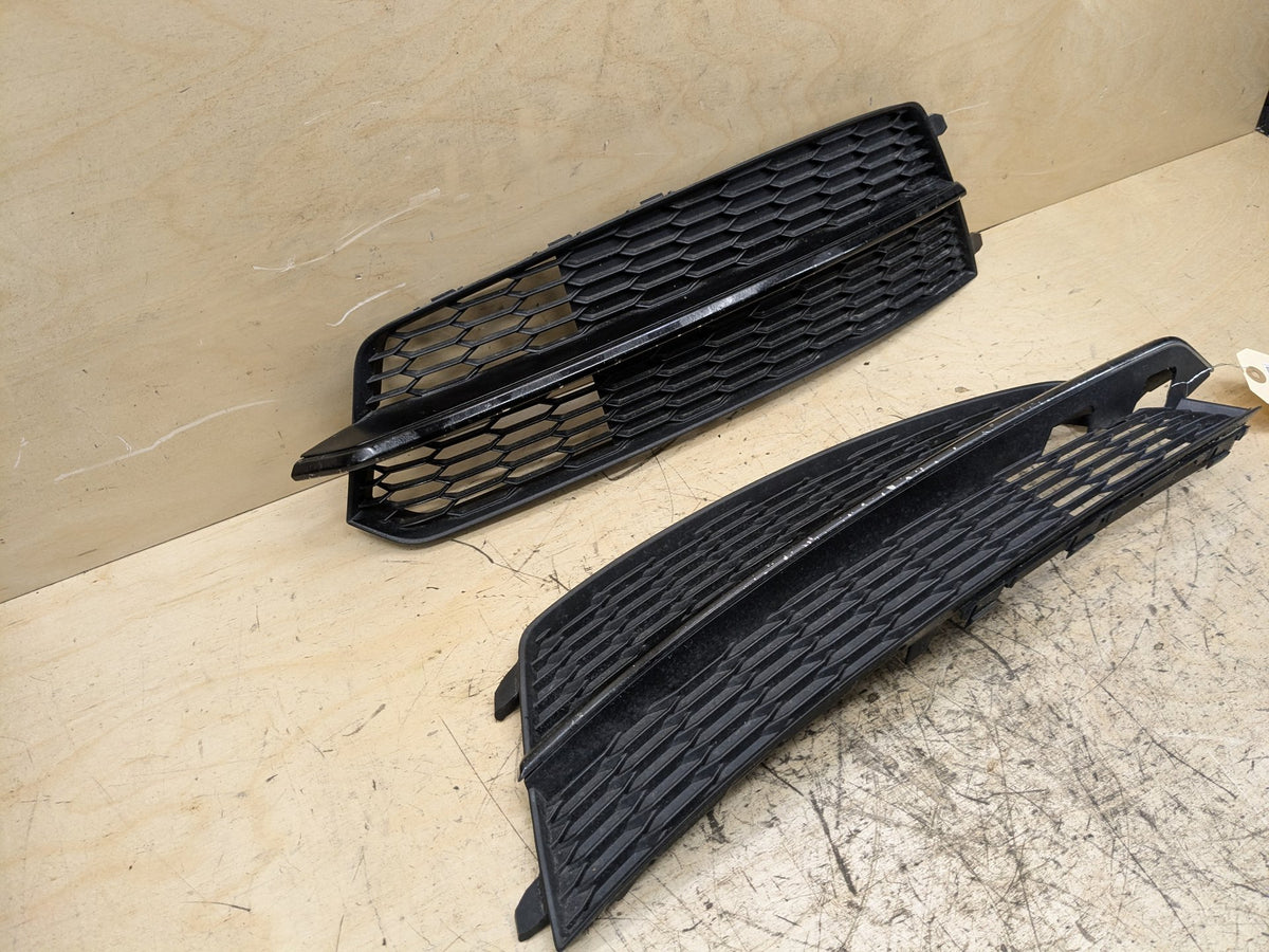 2012-2018 Audi A6 C7 Bumper Cover Grilles SET 4G0807682AF OEM