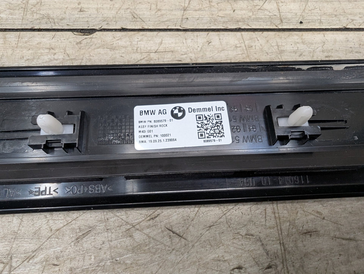 18-21 OEM BMW G01 G02 M40i X3 X4 Front Right Left Door Sills Cover Trim Pair