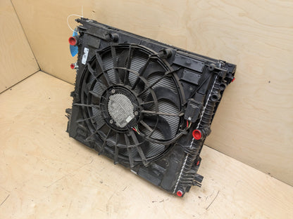 2018-2024 BMW X3 G01 Radiator Cooling Condenser Fan Shroud Assembly 600W SET