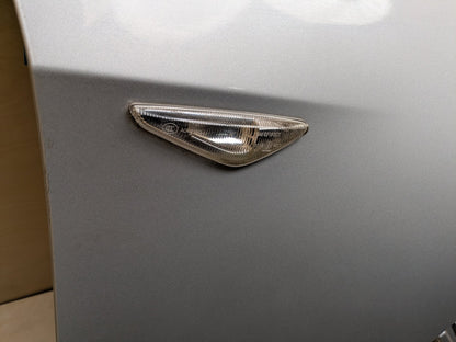 11-13 BMW X5 E70 Front Right Passenger Fender Panel w/ bracket Silver 354