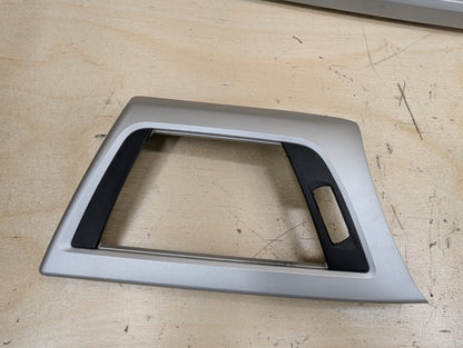 *NOTE 2012-18 BMW F30 Front Rear Left Right Dash Interior Trims SET Satin Silver