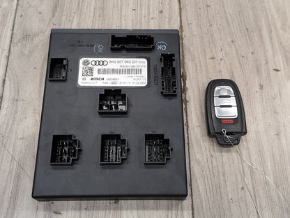 2013 - 2017 Audi S5 8T Bdc Body Domain Fem Control Module w/ Key 8K0907063D CTUB