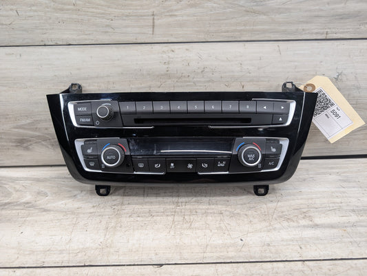 12-16 OEM BMW F22 F32 F30 F36 M4 M3 AC Heater Control Panel Radio Media Buttons