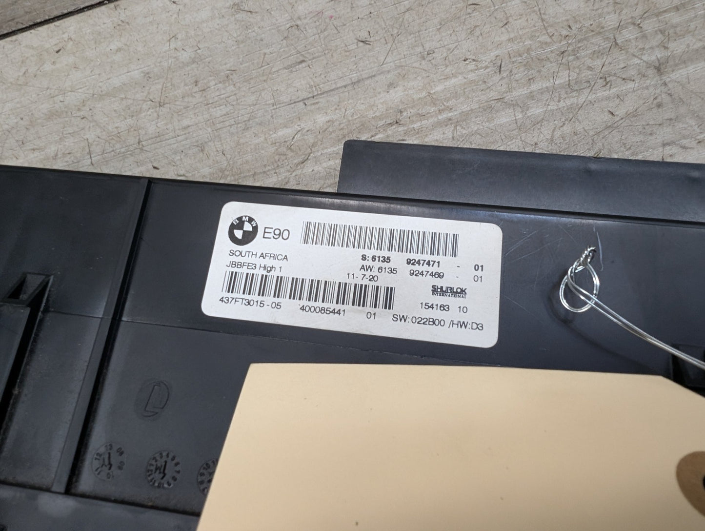OEM BMW E88 E90 E92 E89 Junction Box for Electronics H1 Module Unit JBBFE