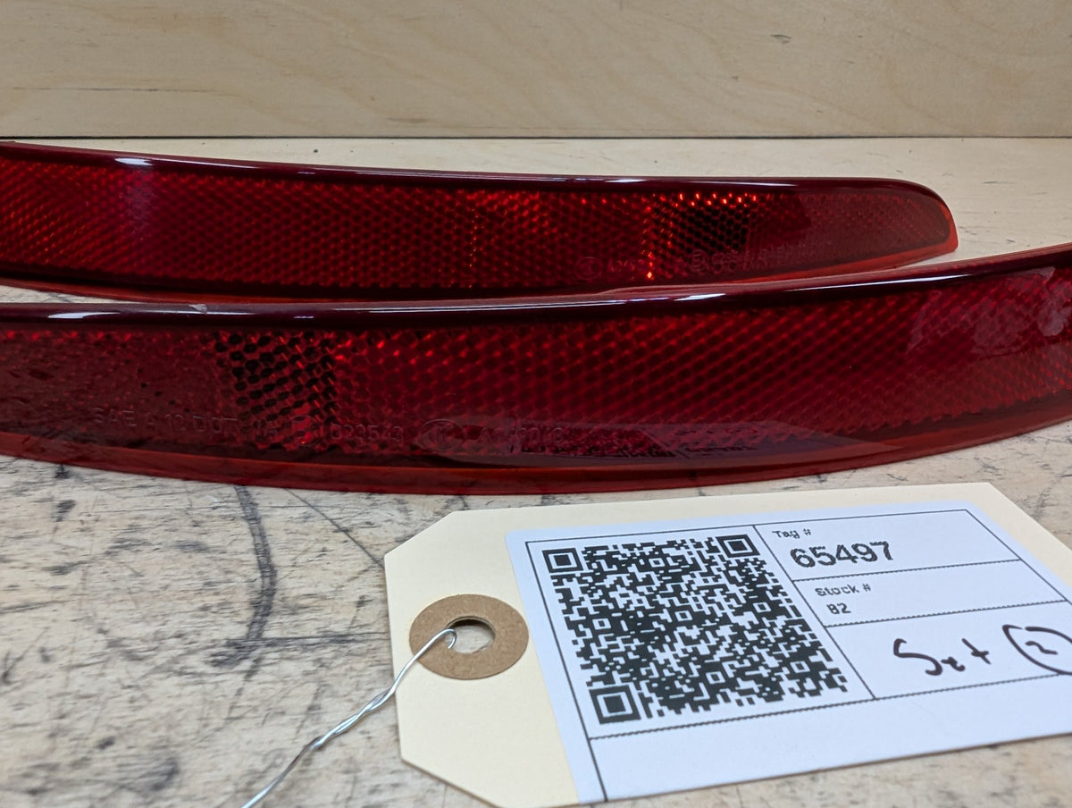 2010-2017 BMW 535i GT xDrive F07 Rear Left Right Bumper Reflectors SET 7318557 OEM