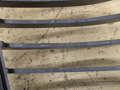 2007-2013 BMW 328i E92 Upper Bumper Cover Kidney Grilles SET 7254969 OEM