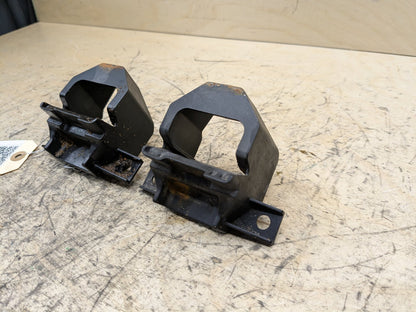 2007-2013 BMW 328i E92 Radiator Lower Mounting Brackets SET 7591647 OEM