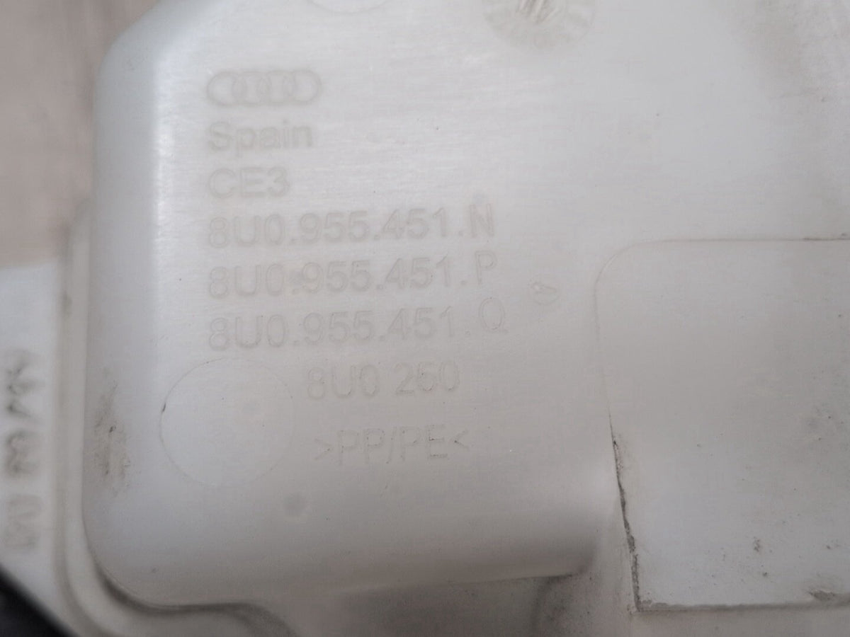 15-18 OEM Audi Q3 8U Windshield Reservoir Tank Assembly 8U0955451