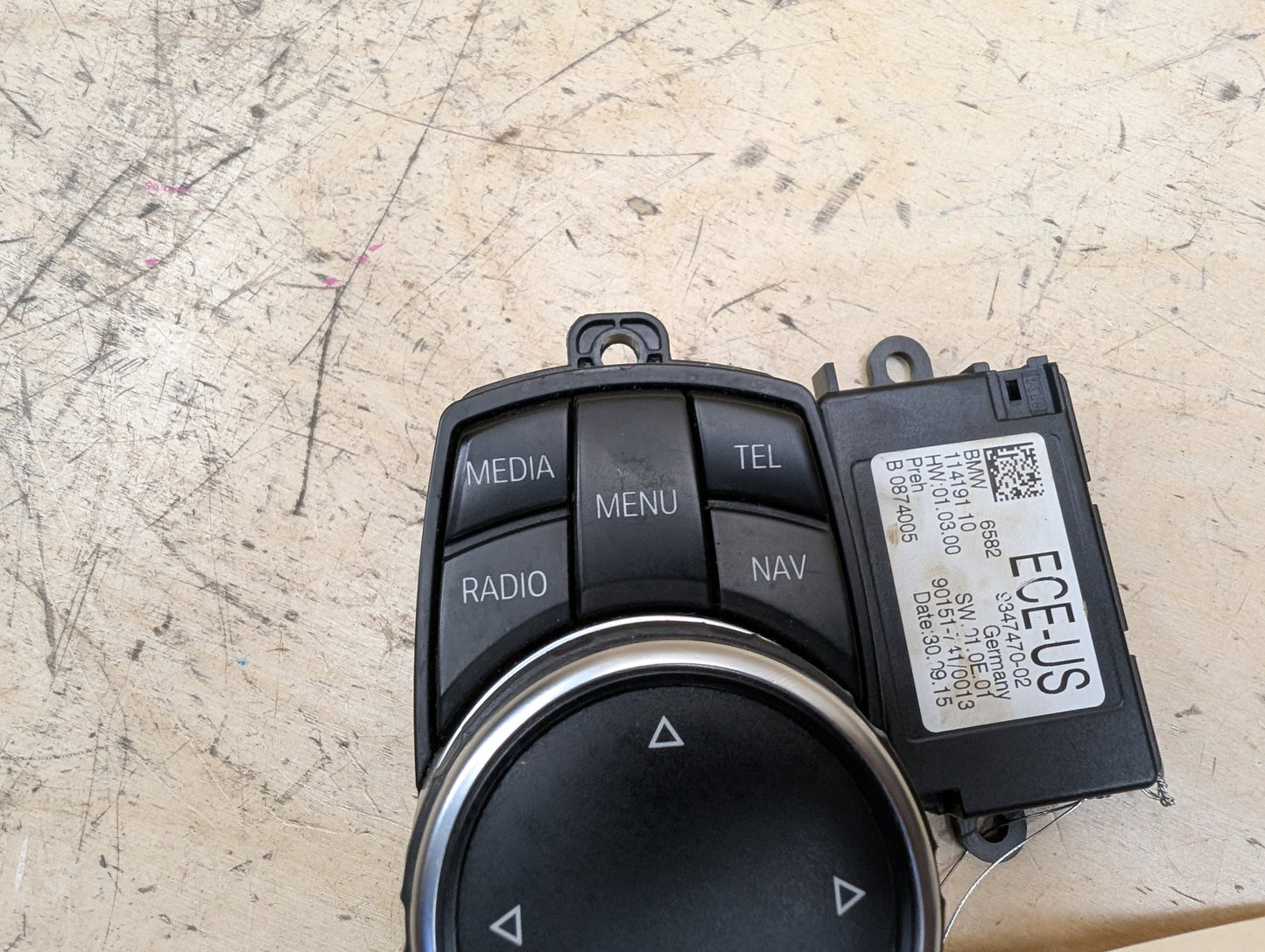 OEM BMW F15 F22 F30 F48 F80 F82 iDrive Navigation Controller Knob NBT NAV Button