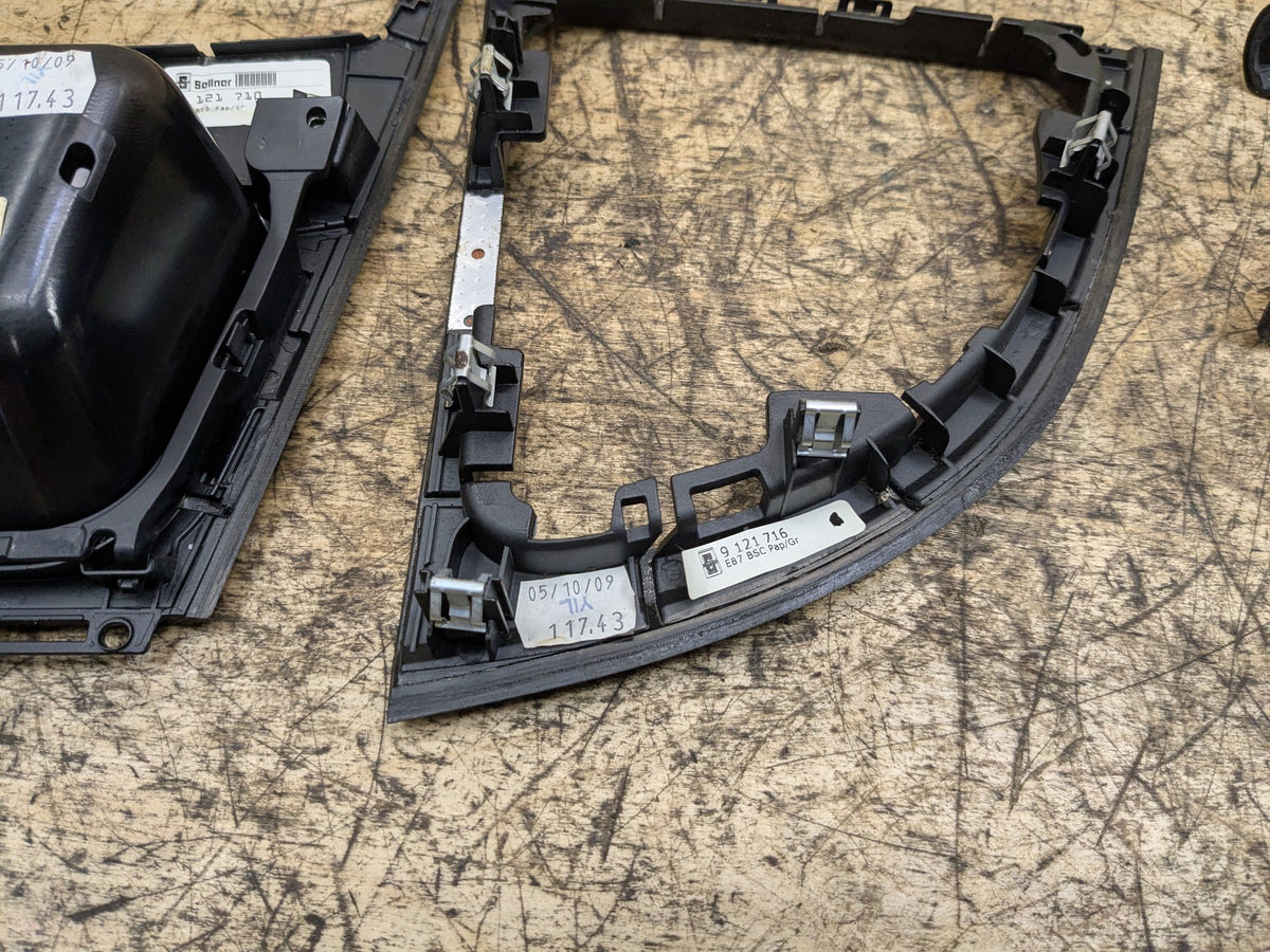 2008-2013 BMW 135i E88 Center Console Trim SET 9121704