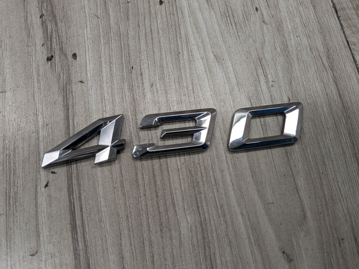 2022-2026 BMW 430i G26 Liftgate Trunk Lid Badge/ Letters 9463148 OEM