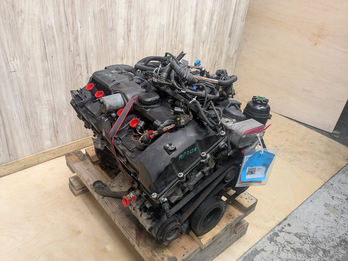 OEM BMW E83 X3 N52 COMPLETE ENGINE MOTOR N52B30O1 AWD 148k Tested NOTE!
